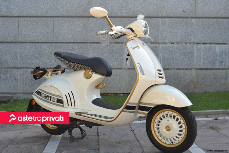 Asta record per l’iconica Vespa Piaggio Dior - News di Aste tra privati