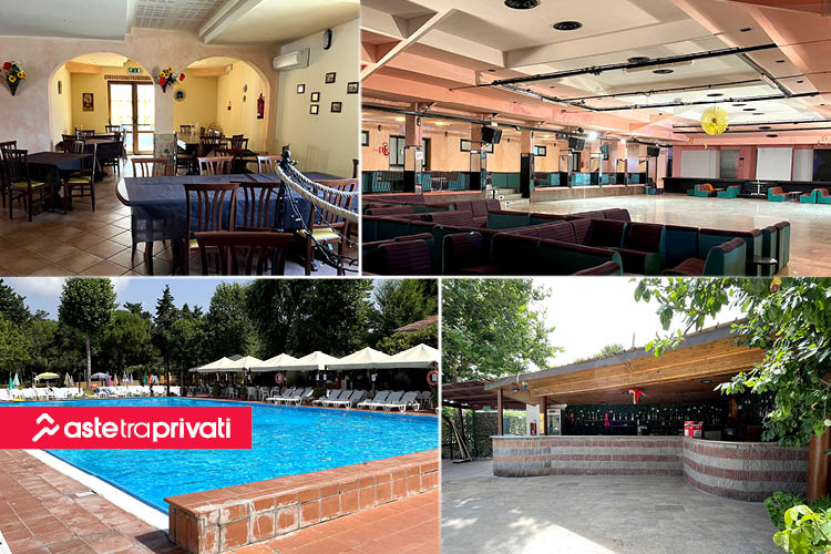 Complesso immobiliare con ristorante, piscina e sala da ballo a Castellina Marittima (PI)