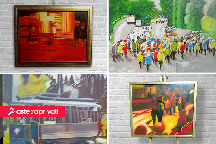 Arte e movimento: quattro opere di Angelo Salvatori su Aste tra Privati - News di Aste tra privati