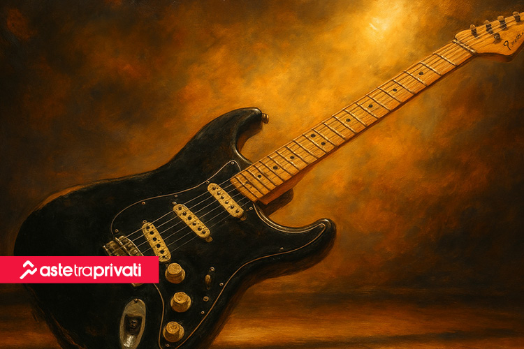 La “Black Strat” di David Gilmour venduta all’asta per 14,6 milioni di dollari - News di Aste tra privati