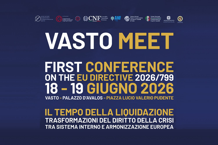 Rete Aste - Vasto Meet 2026: professionisti a confronto sul futuro del diritto della crisi