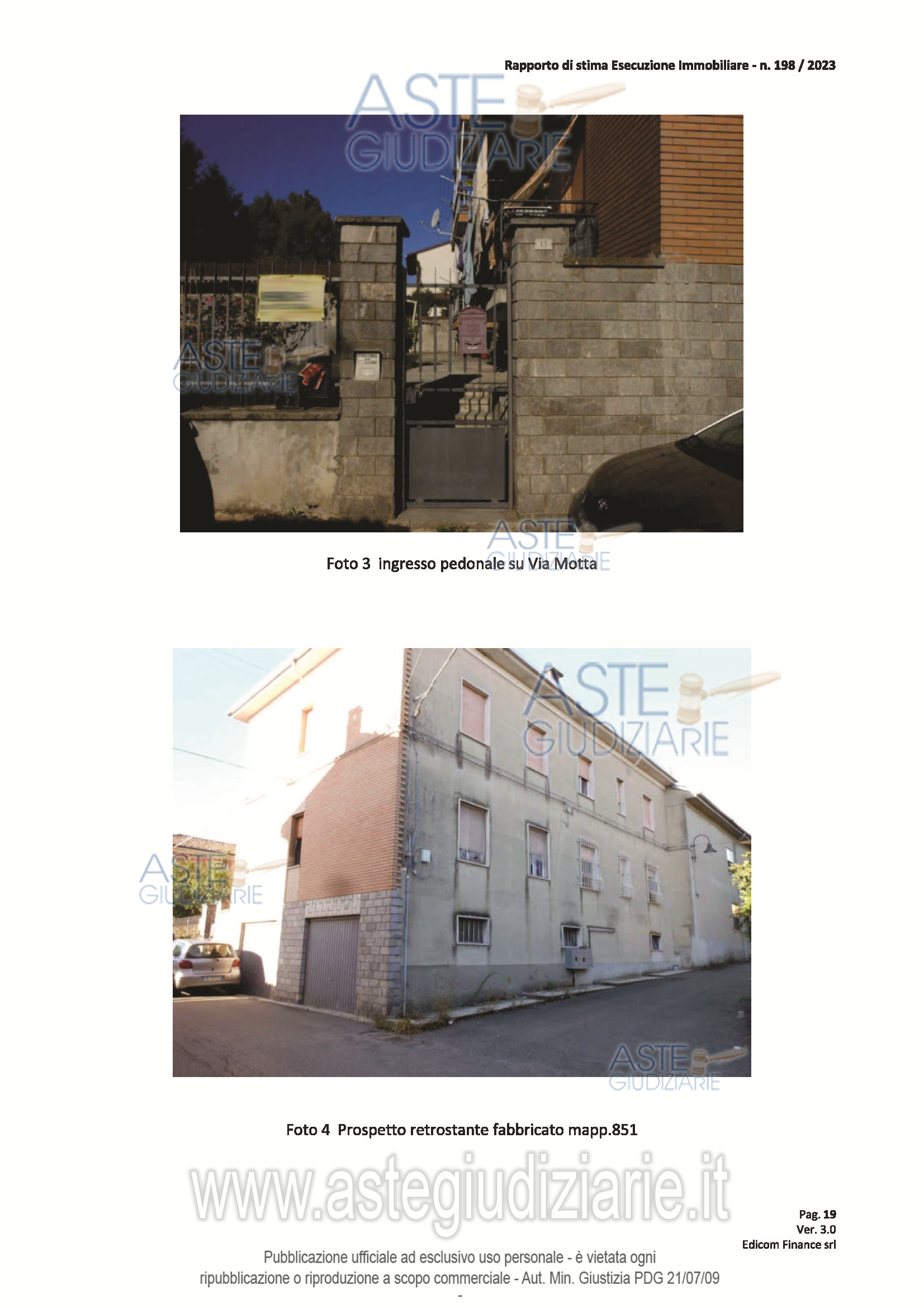 Fotografia del bene