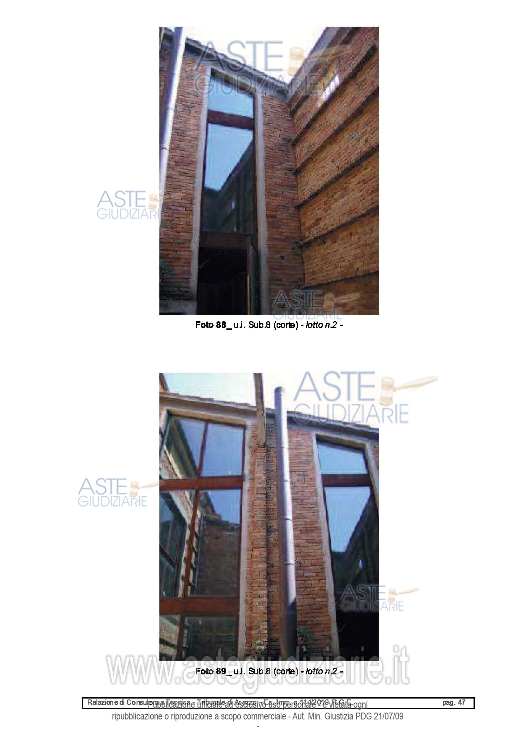 Fotografia del bene