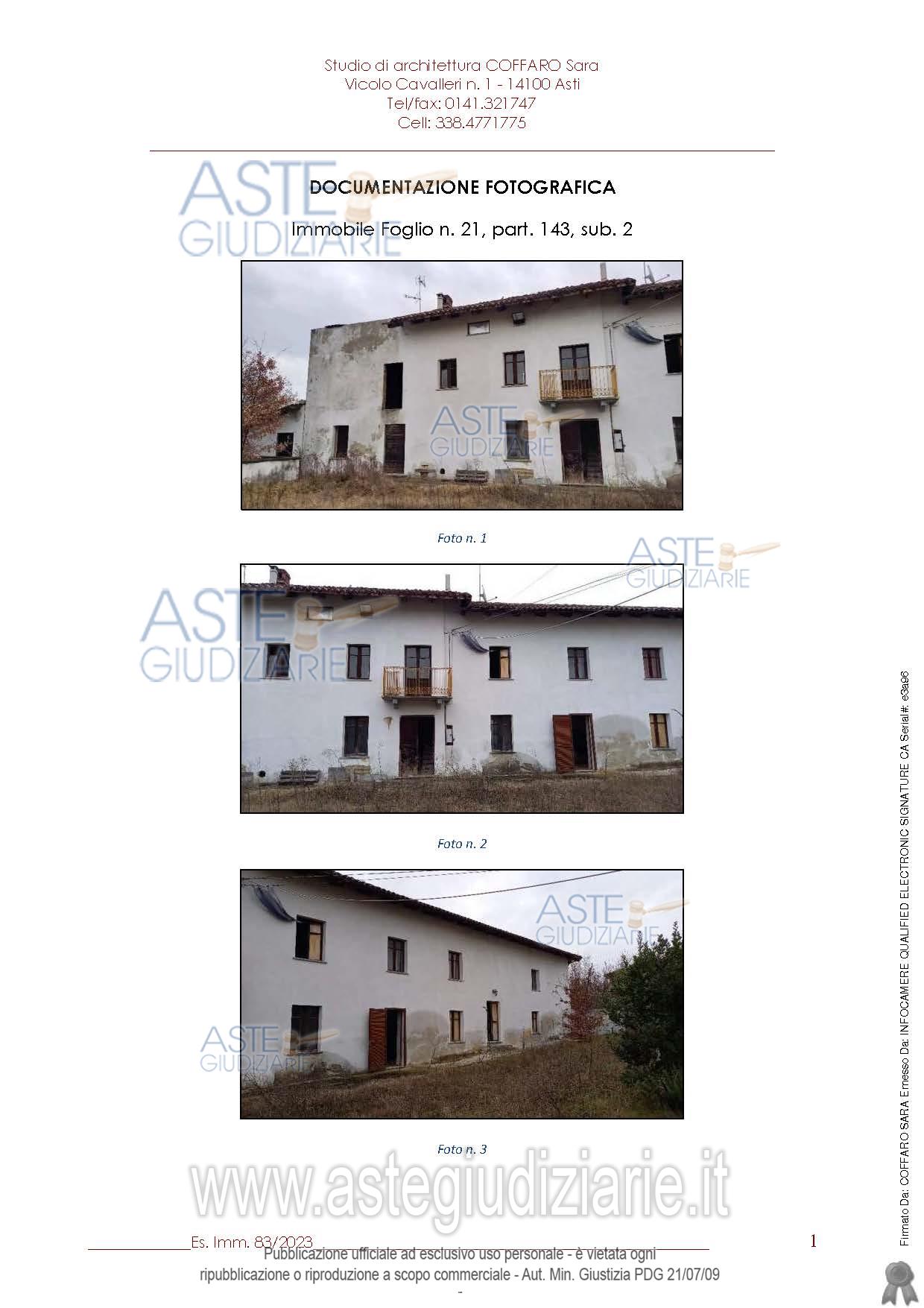 Fotografia del bene