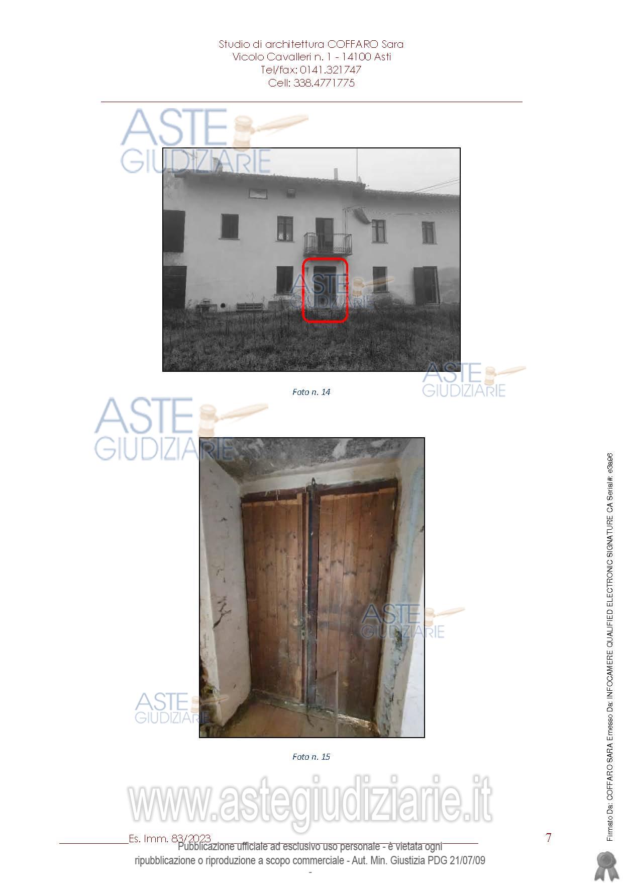 Fotografia del bene