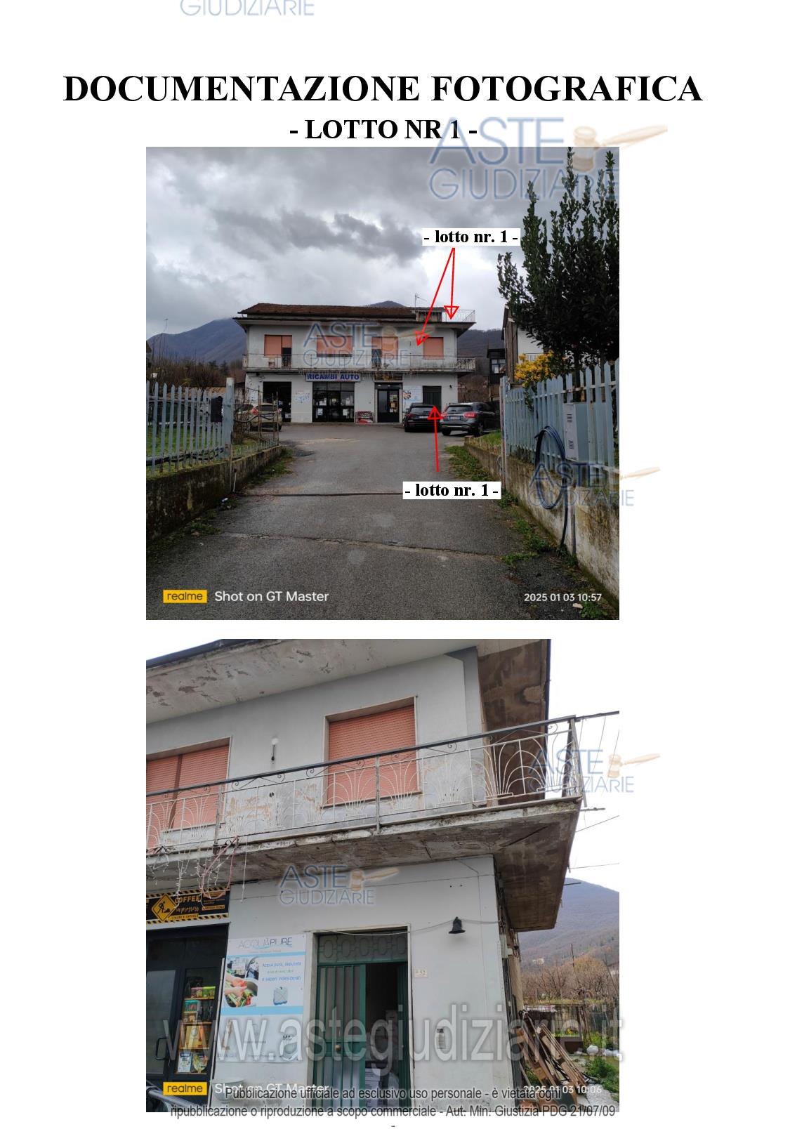 Fotografia del bene