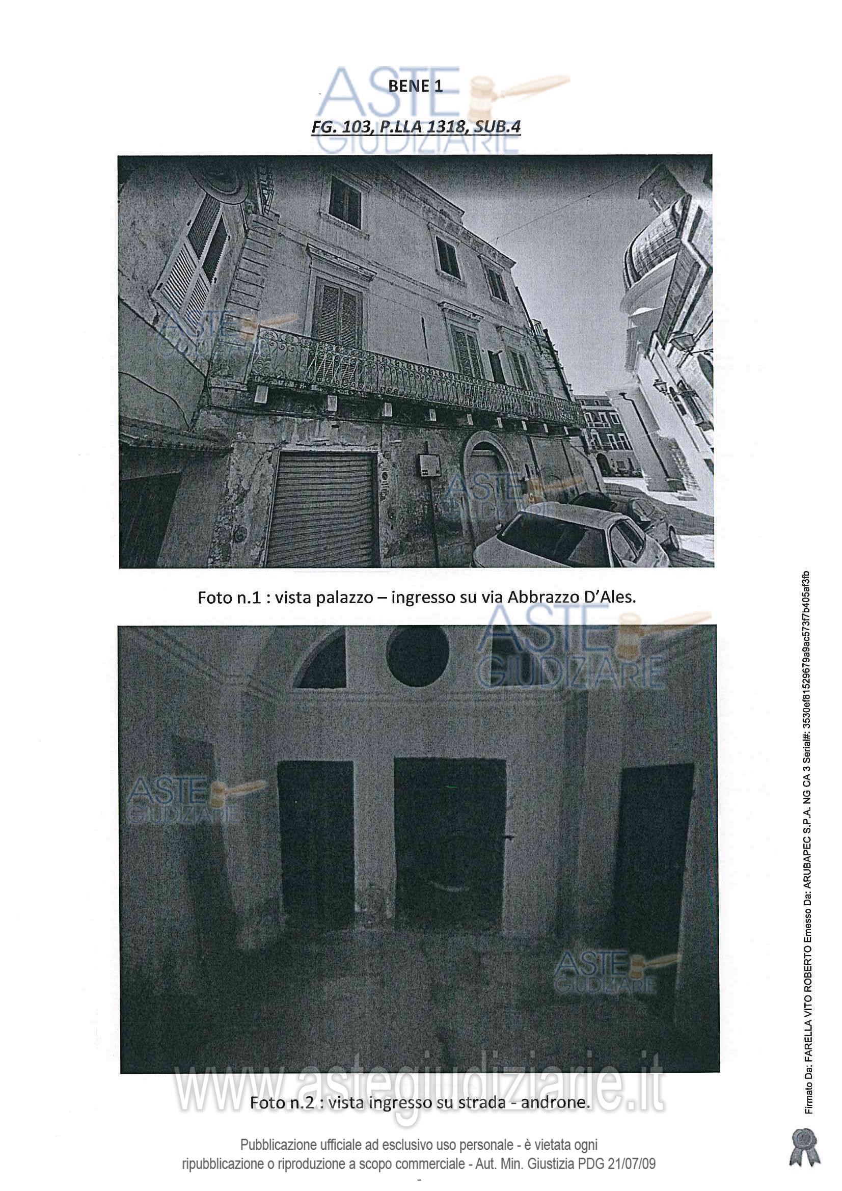 Fotografia del bene