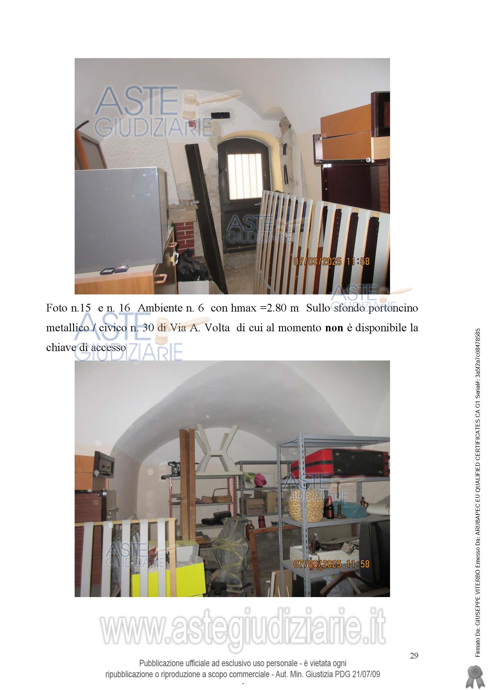 Fotografia del bene