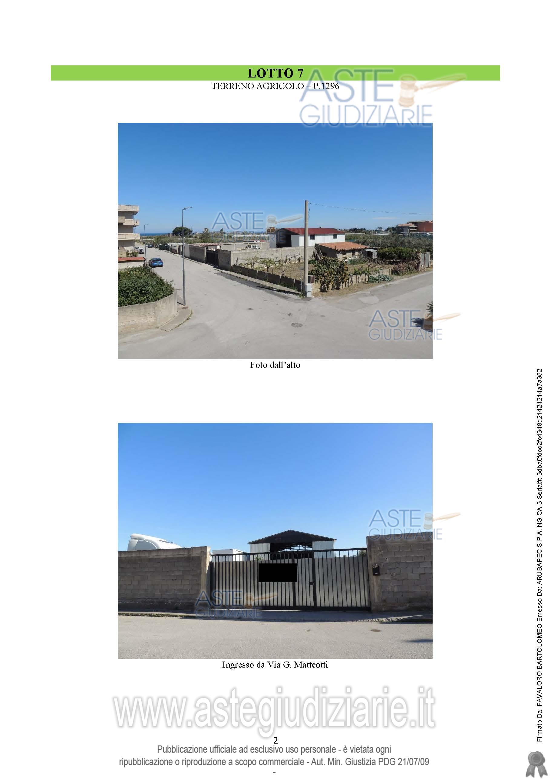 Fotografia del bene