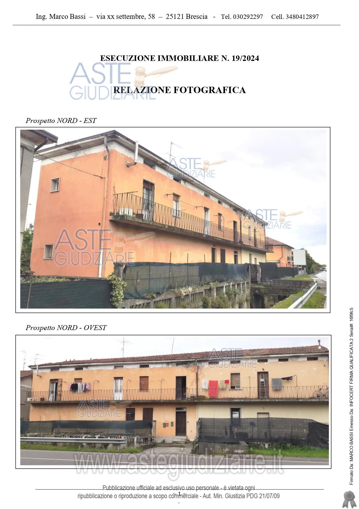 Fotografia del bene