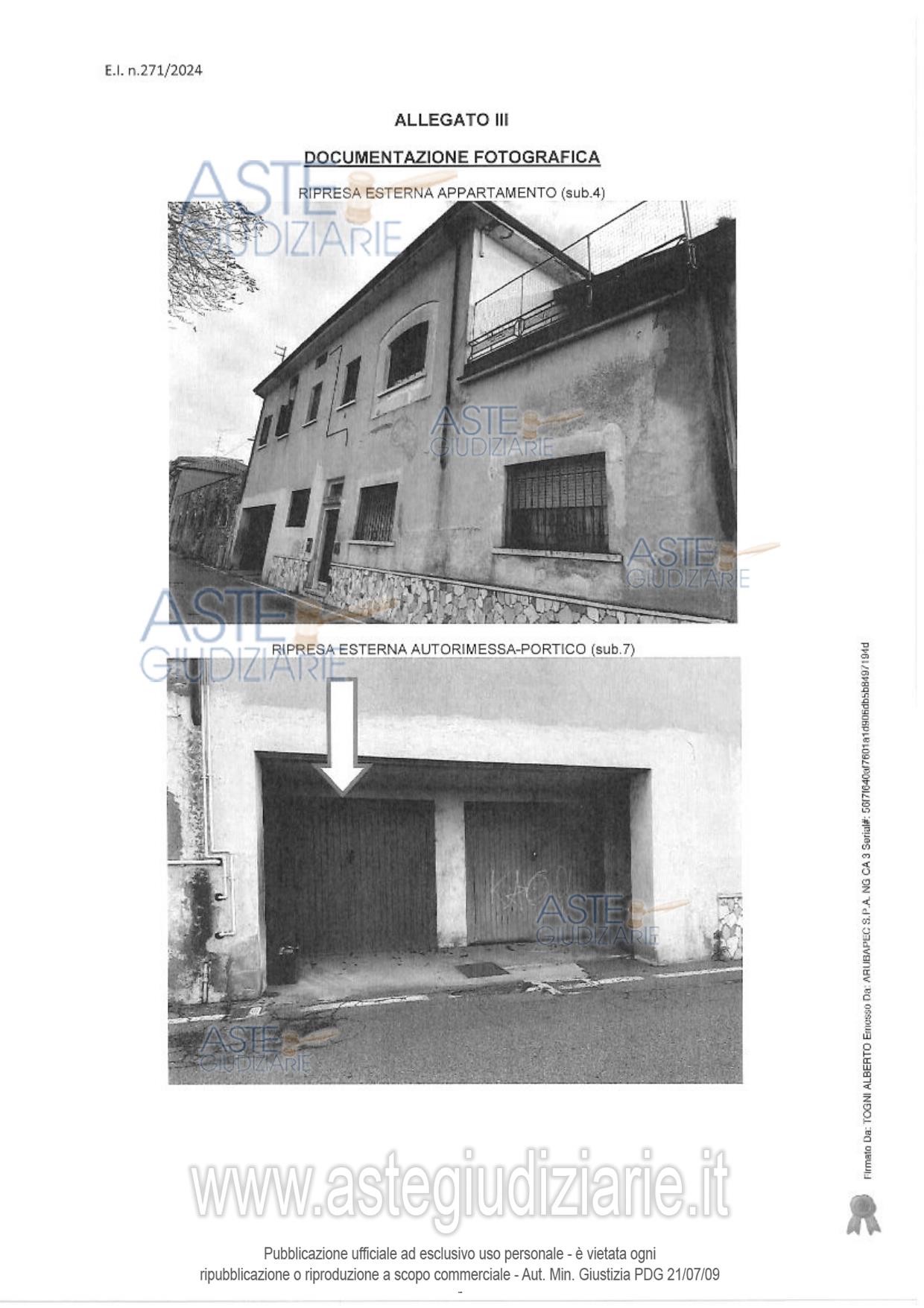 Fotografia del bene