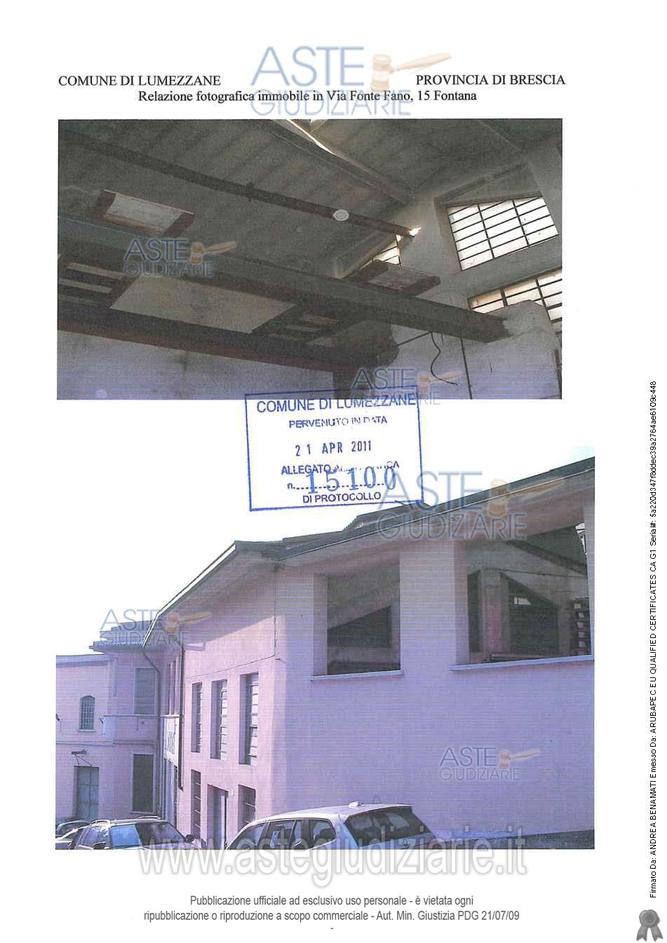 Fotografia del bene