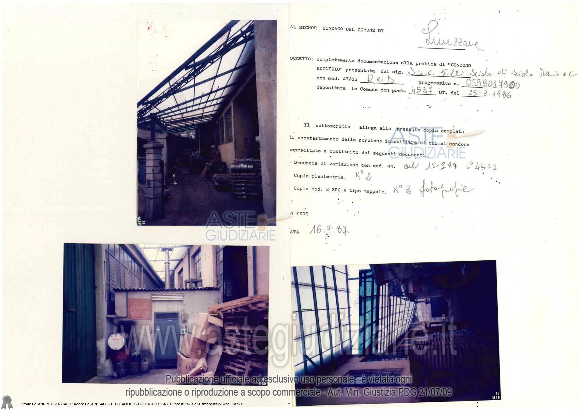 Fotografia del bene