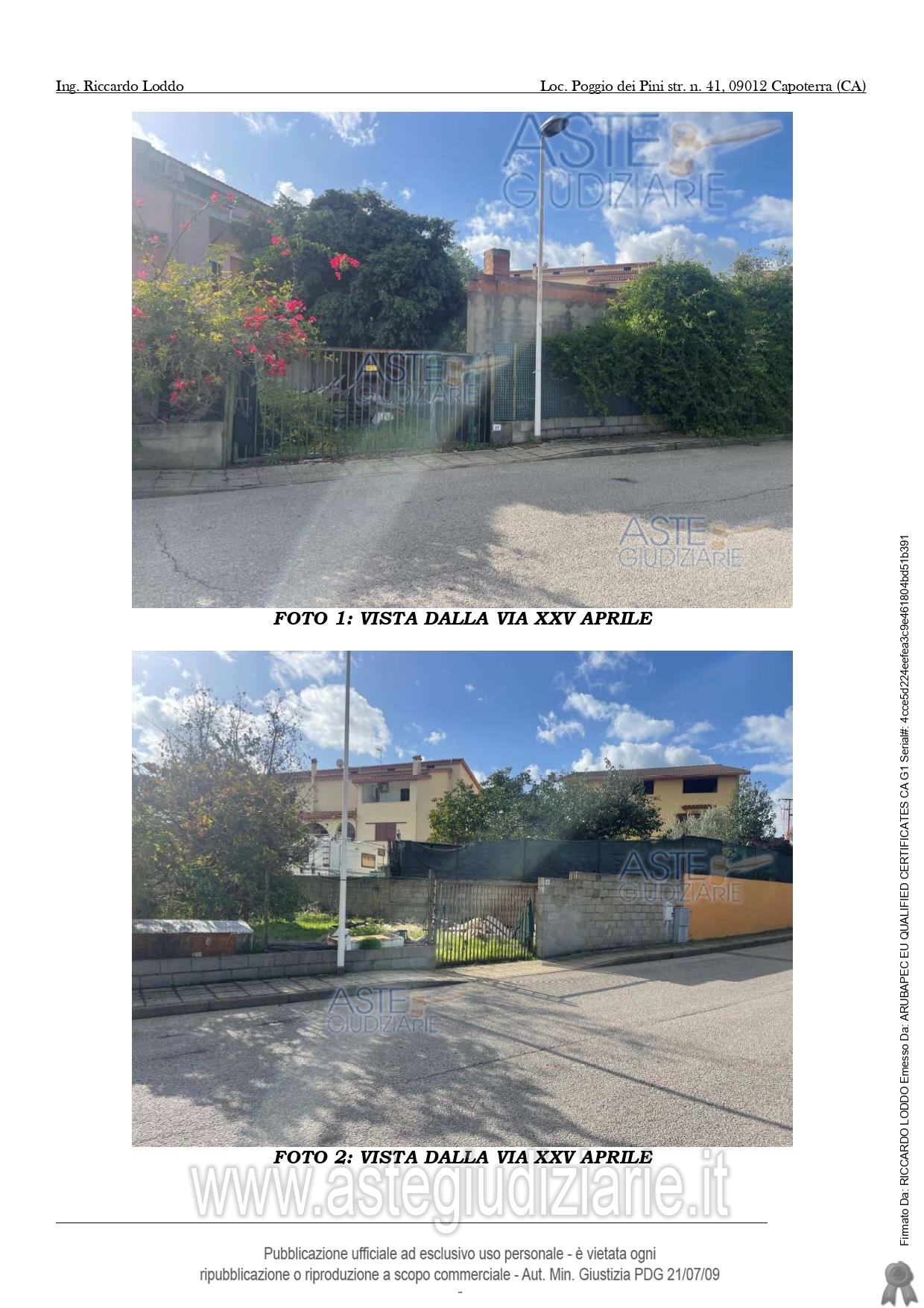 Fotografia del bene