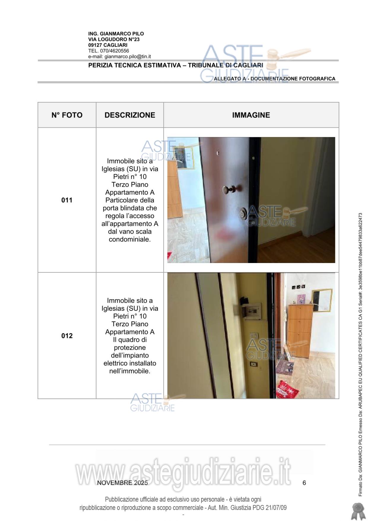 Fotografia del bene