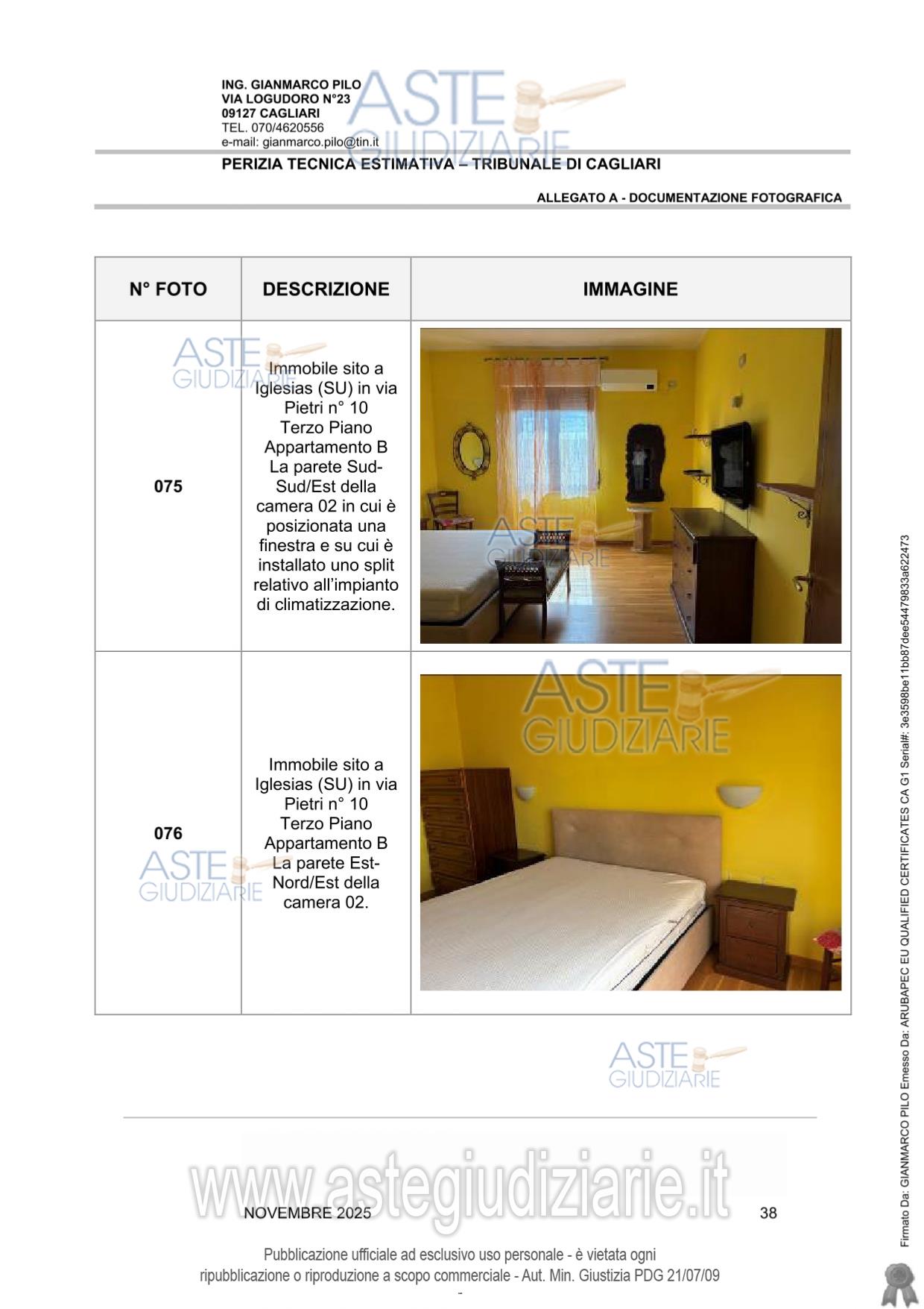 Fotografia del bene