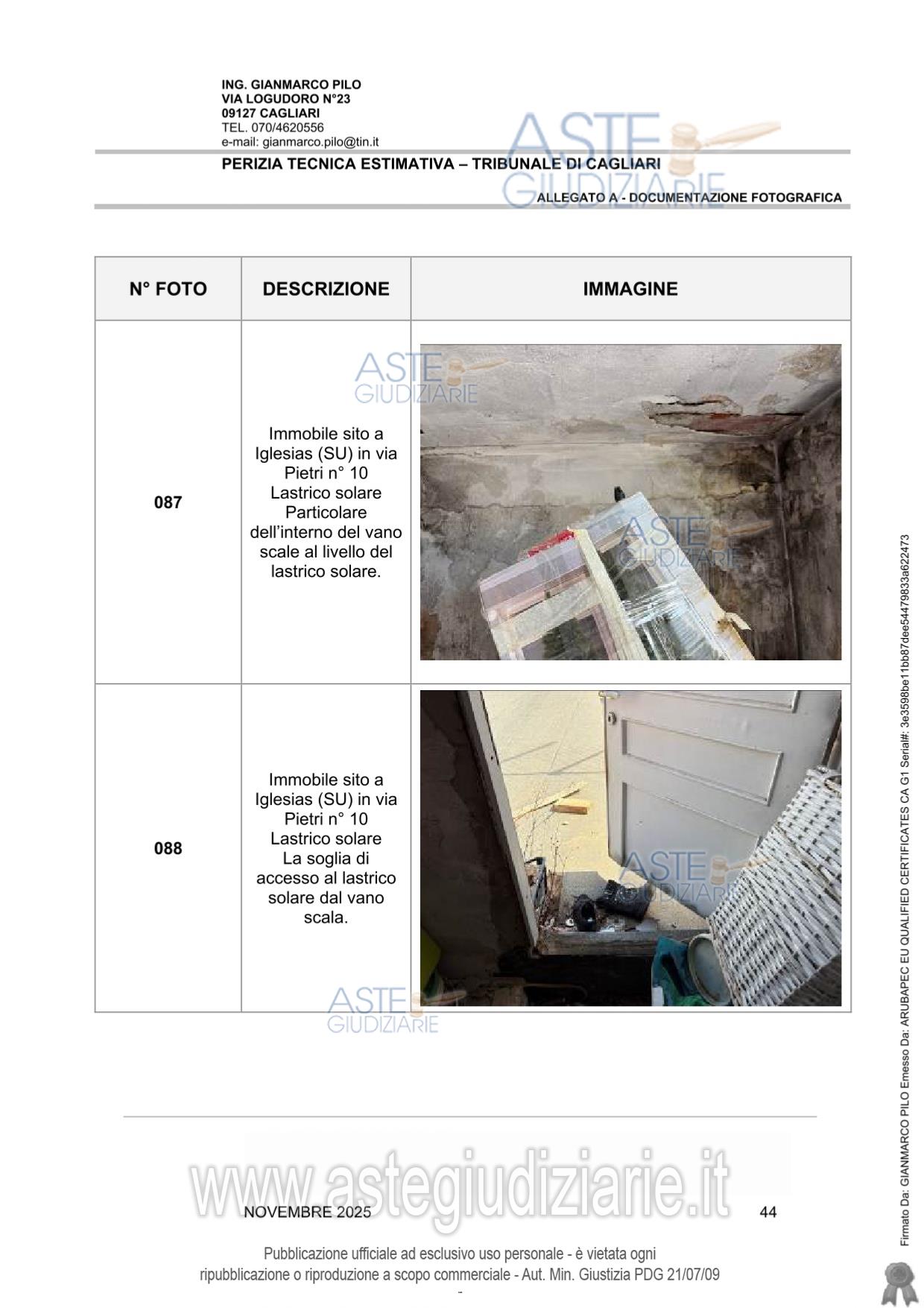Fotografia del bene