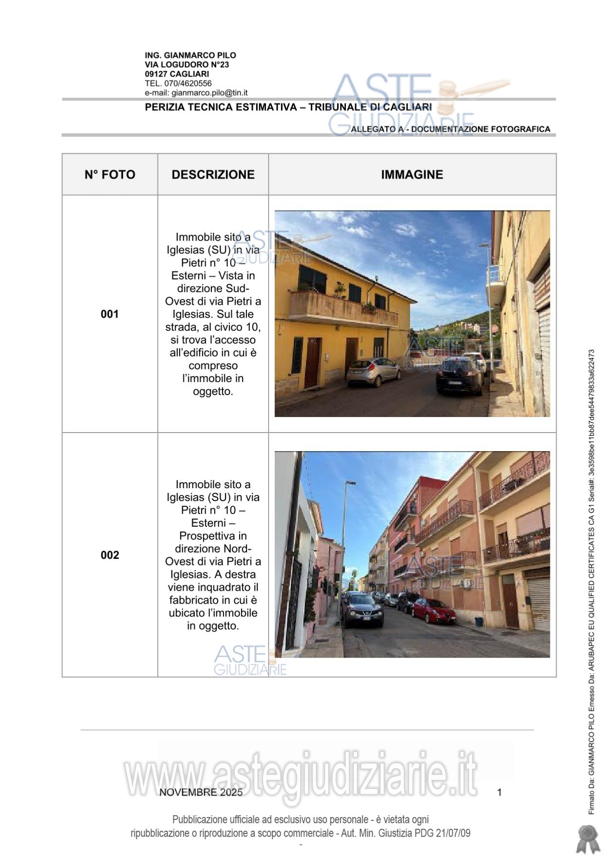 Fotografia del bene