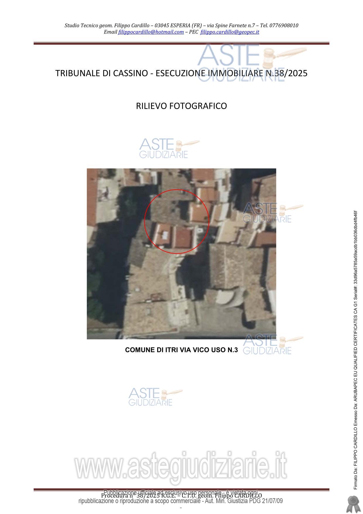 Fotografia del bene