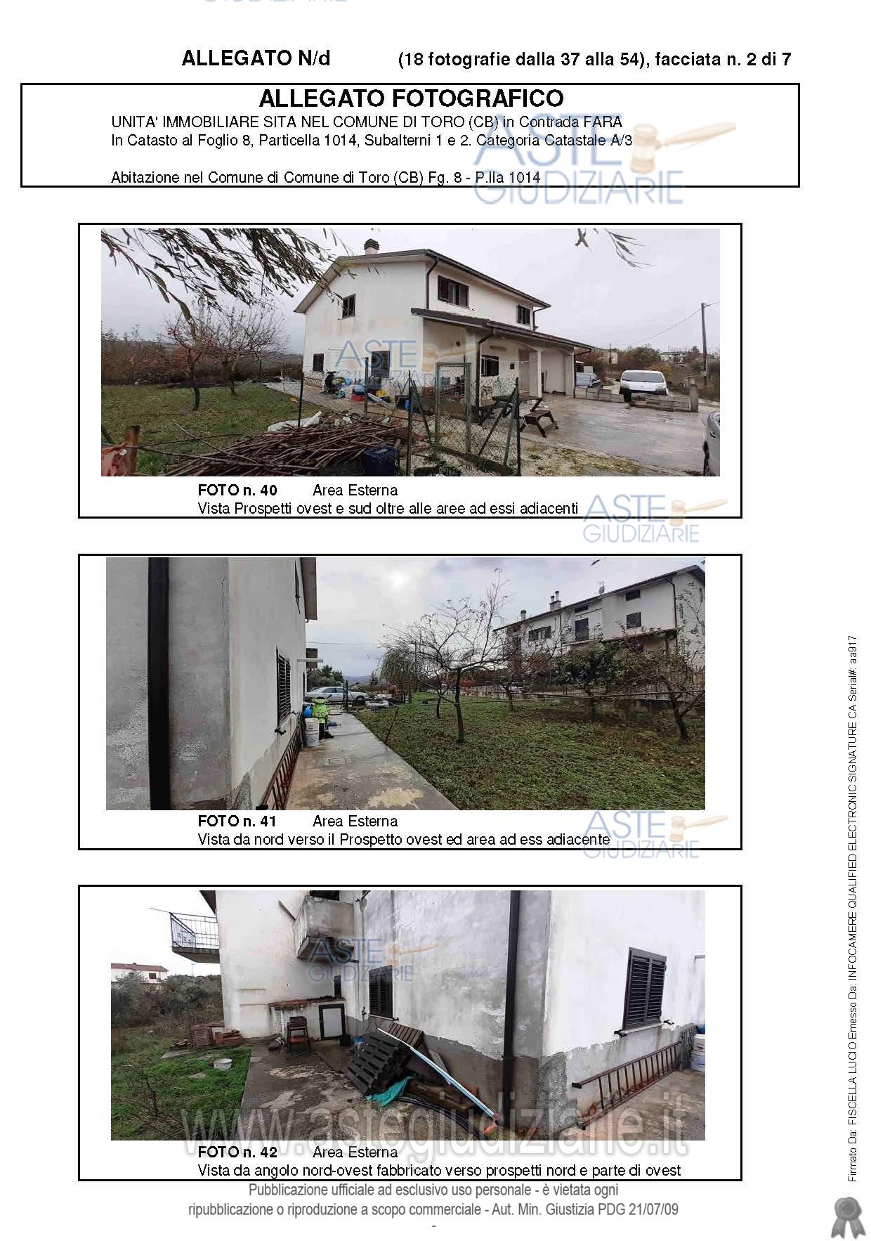 Fotografia del bene