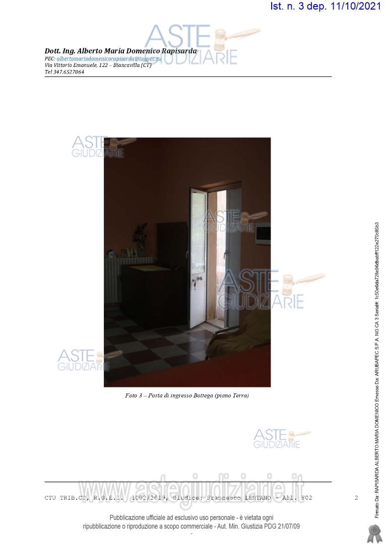 Fotografia del bene