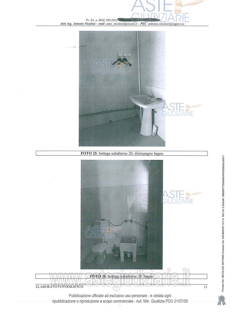 Fotografia del bene