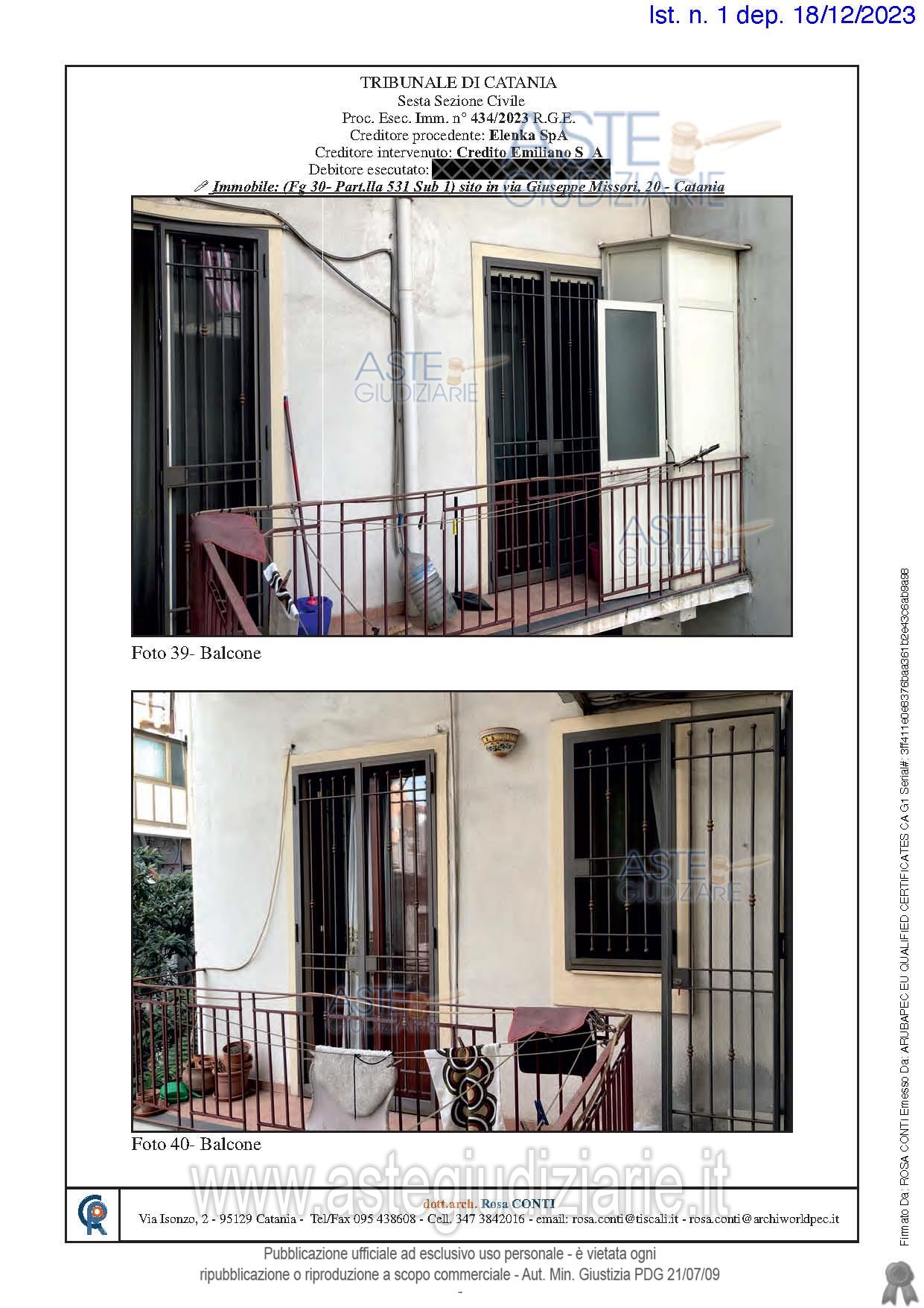 Fotografia del bene
