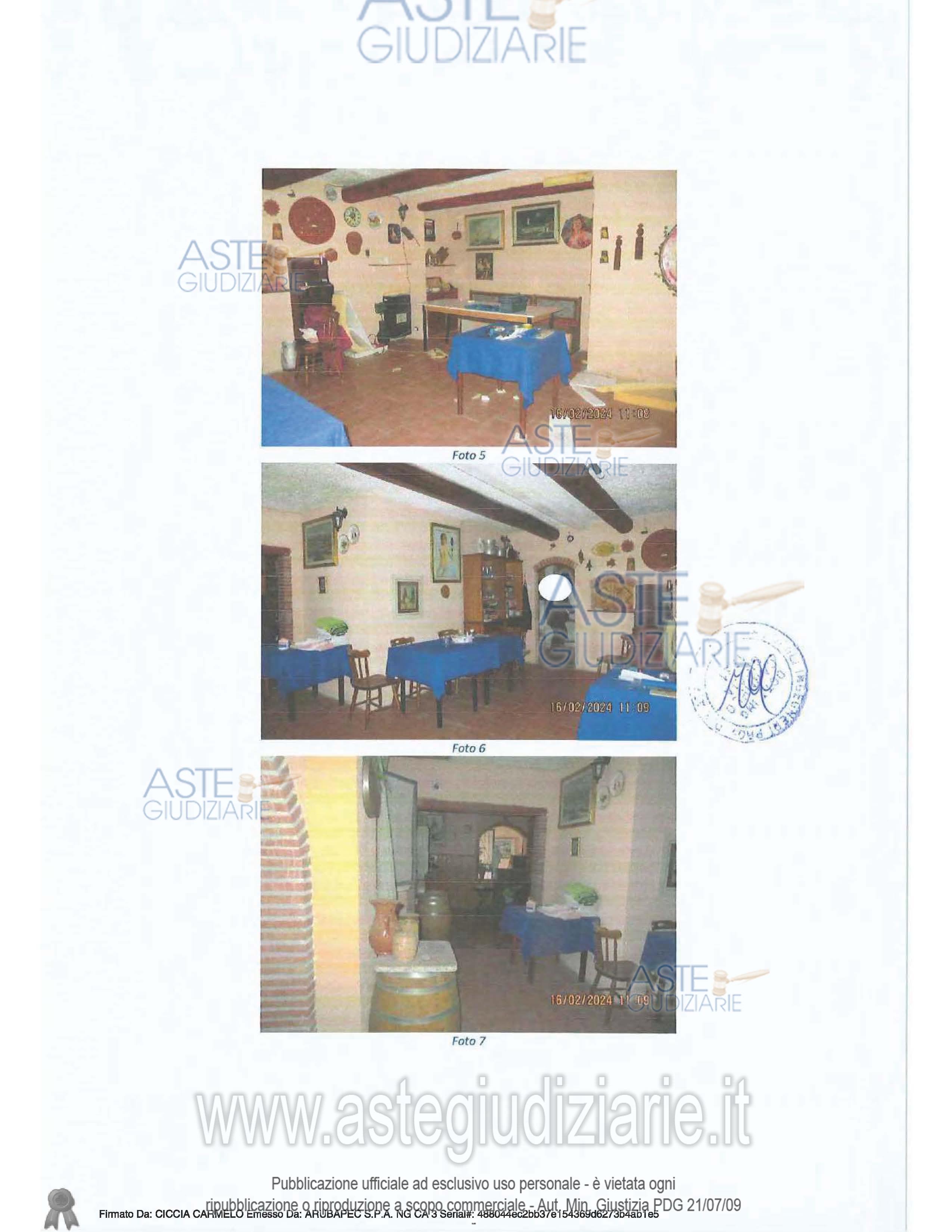 Fotografia del bene
