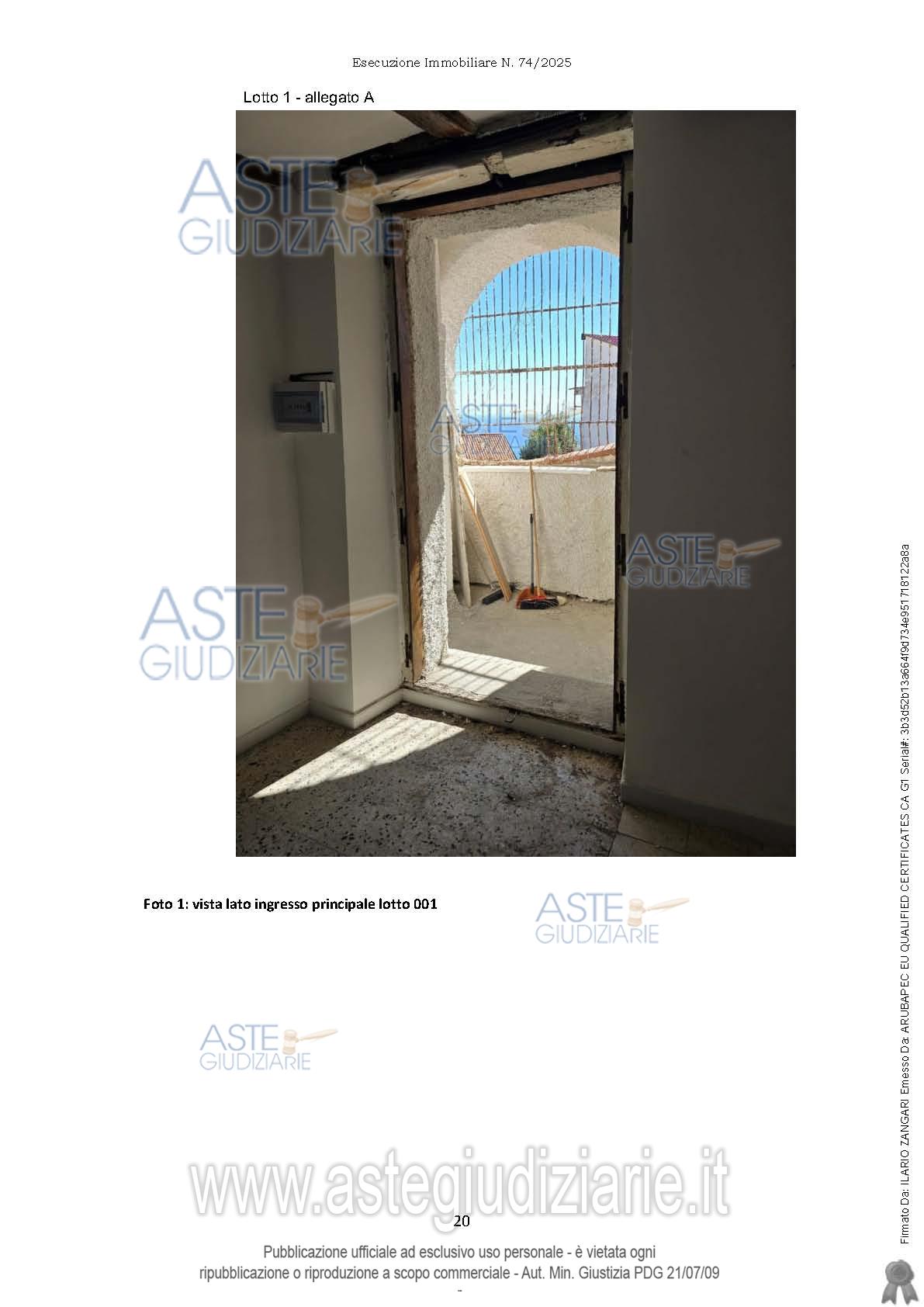Fotografia del bene