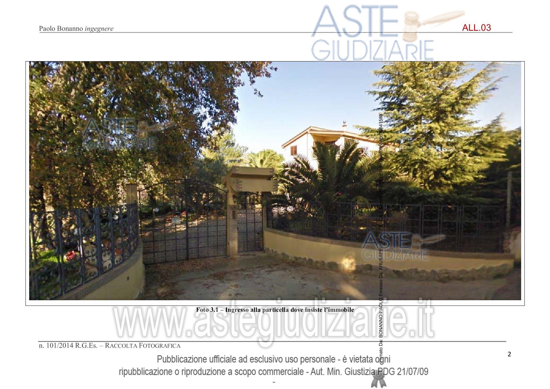 Fotografia del bene