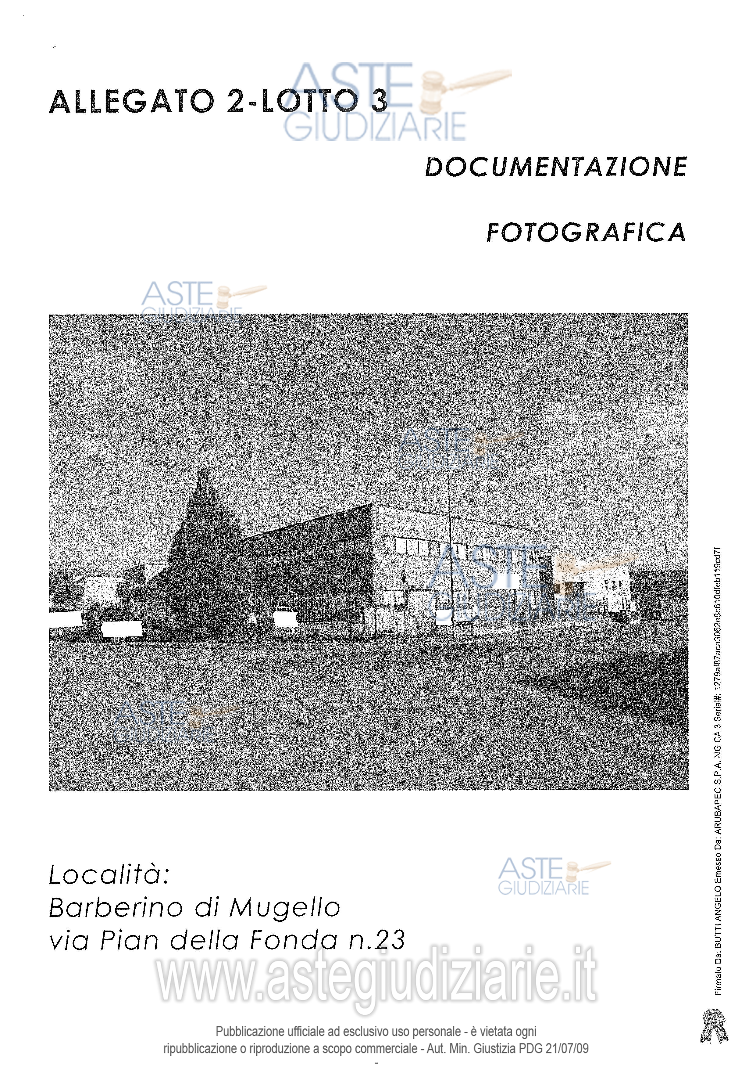 Fotografia del bene