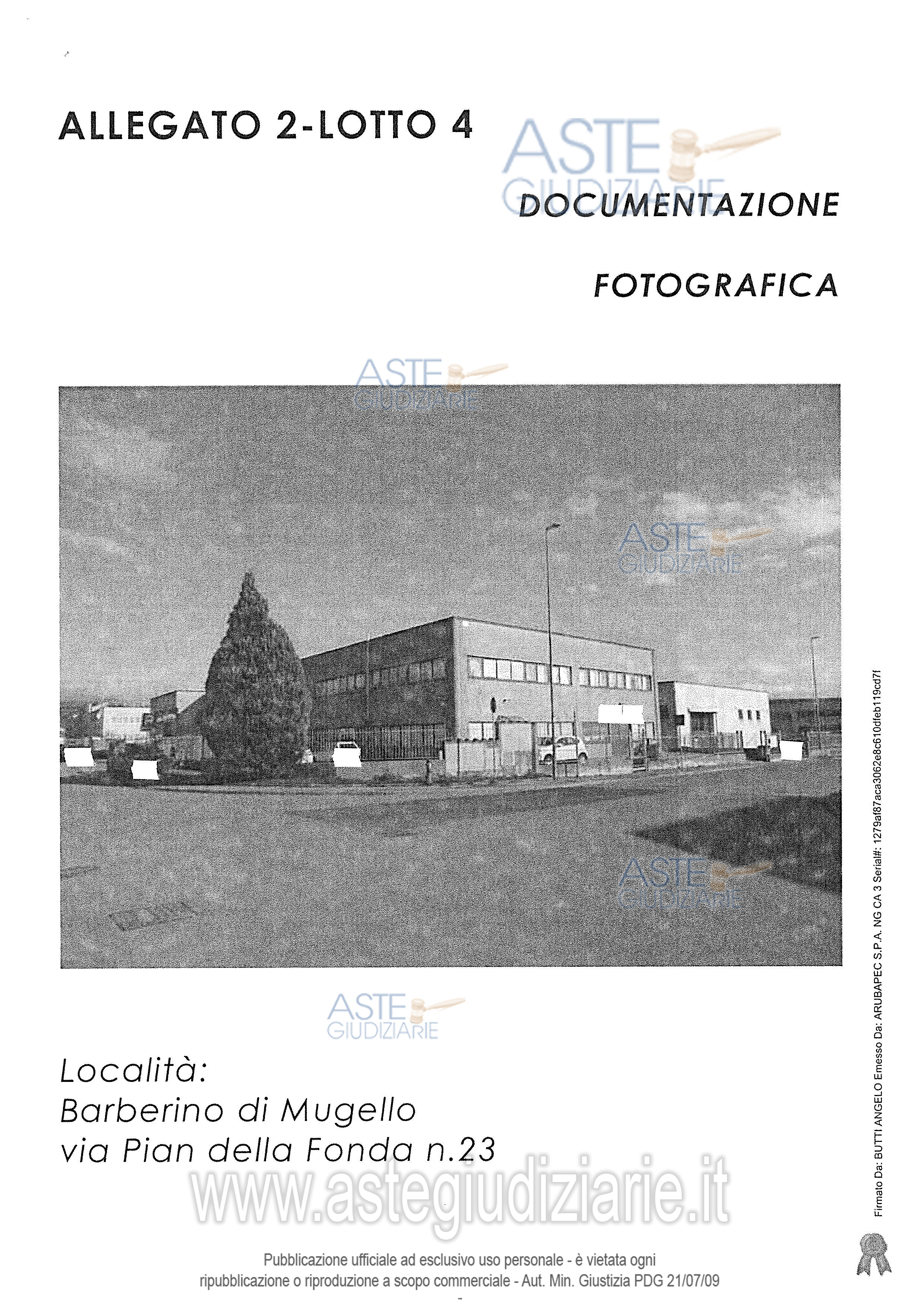 Fotografia del bene