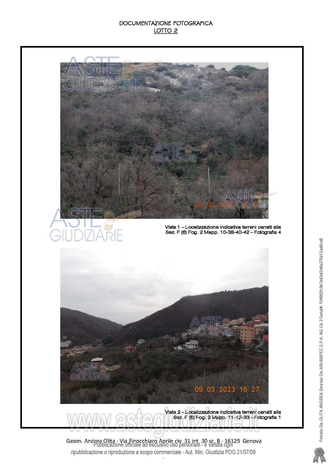 Fotografia del bene