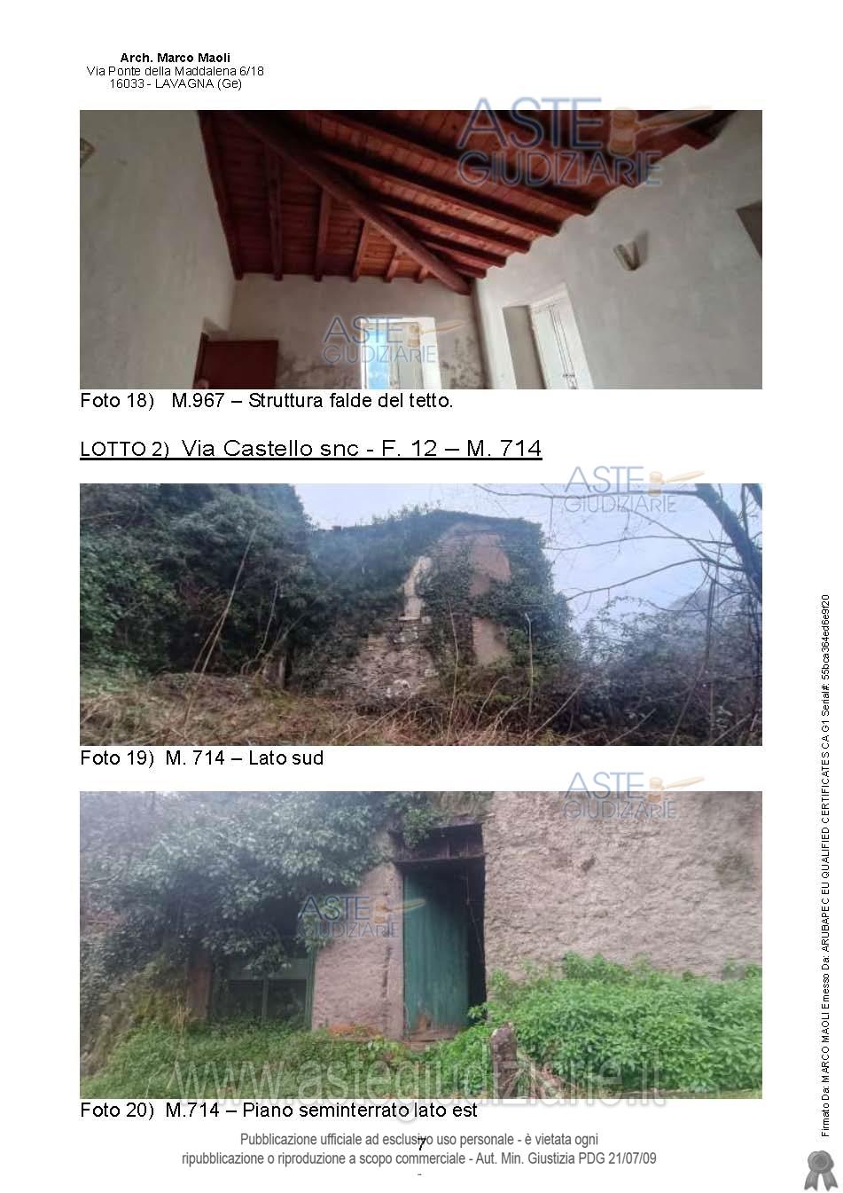 Fotografia del bene