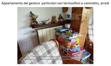 Fotografia del bene