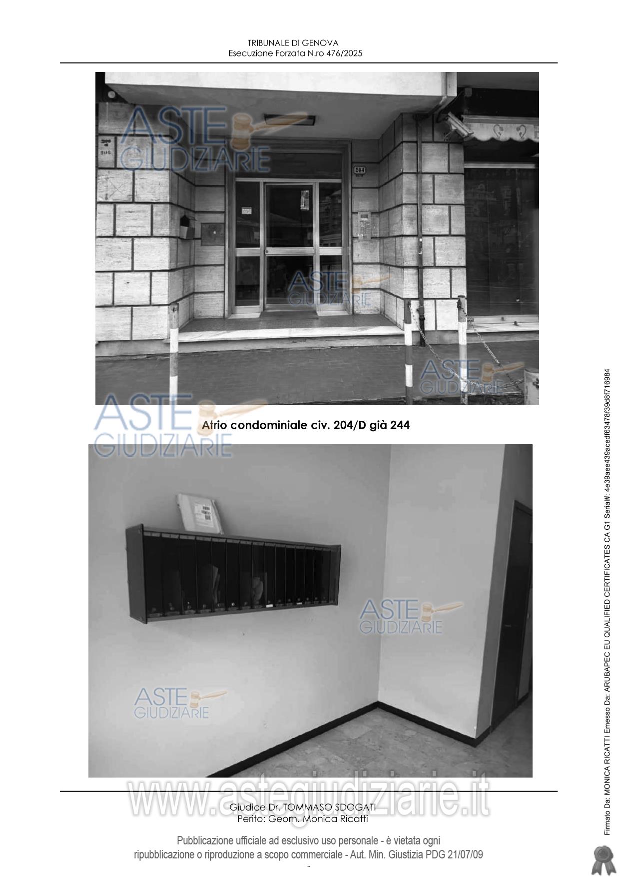 Fotografia del bene