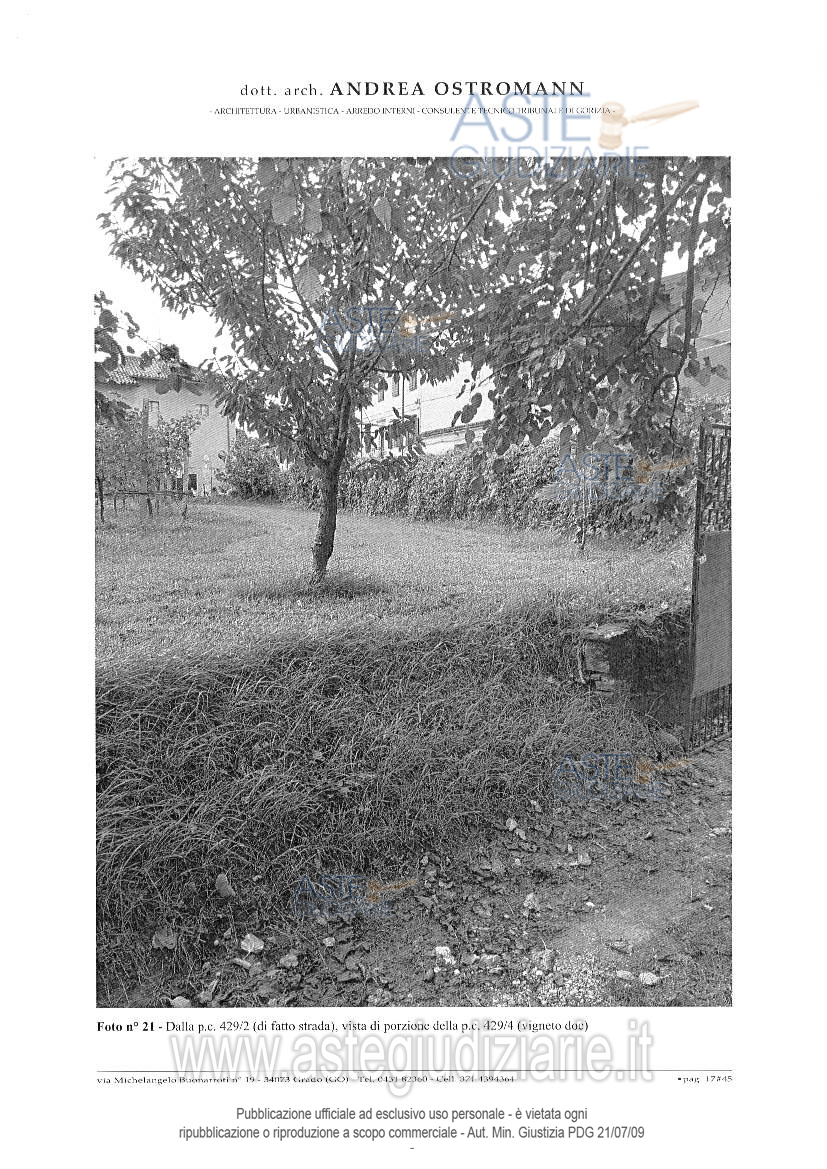 Fotografia del bene