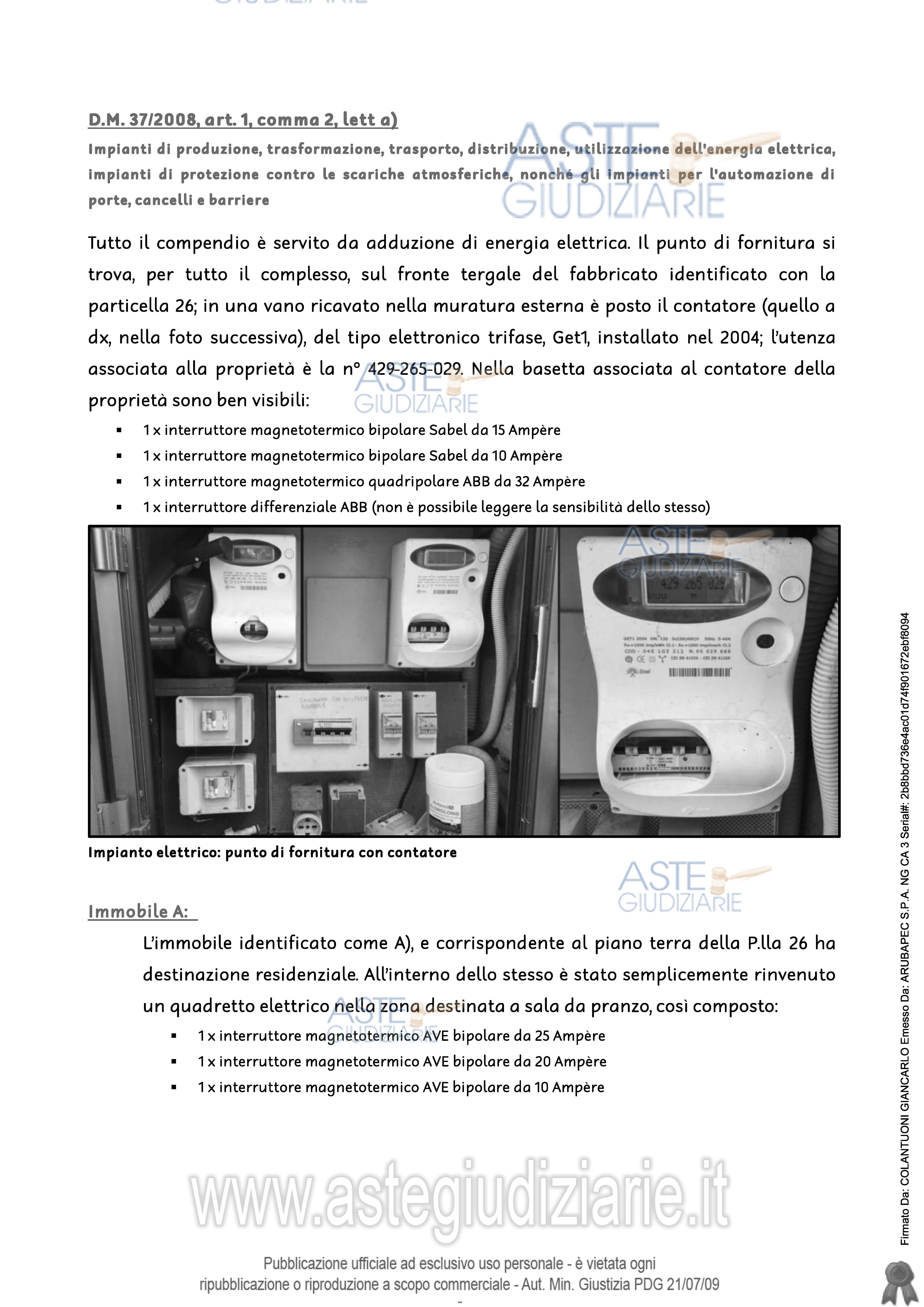 Fotografia del bene