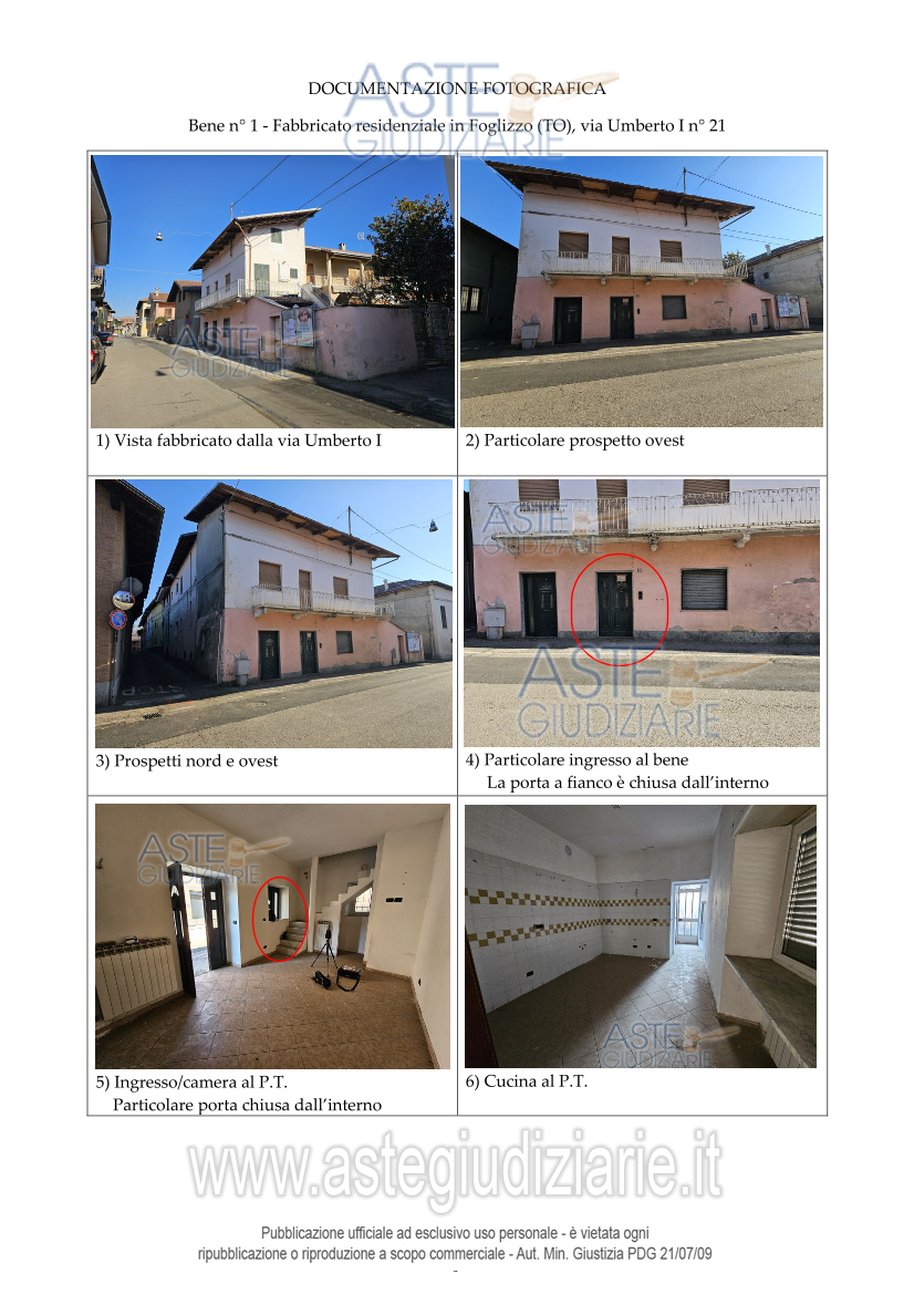 Fotografia del bene