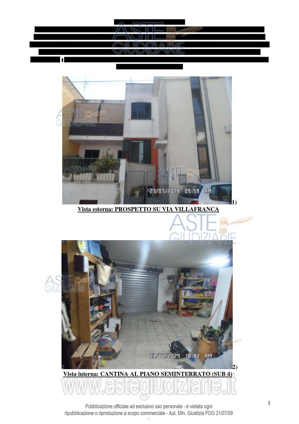 Fotografia del bene