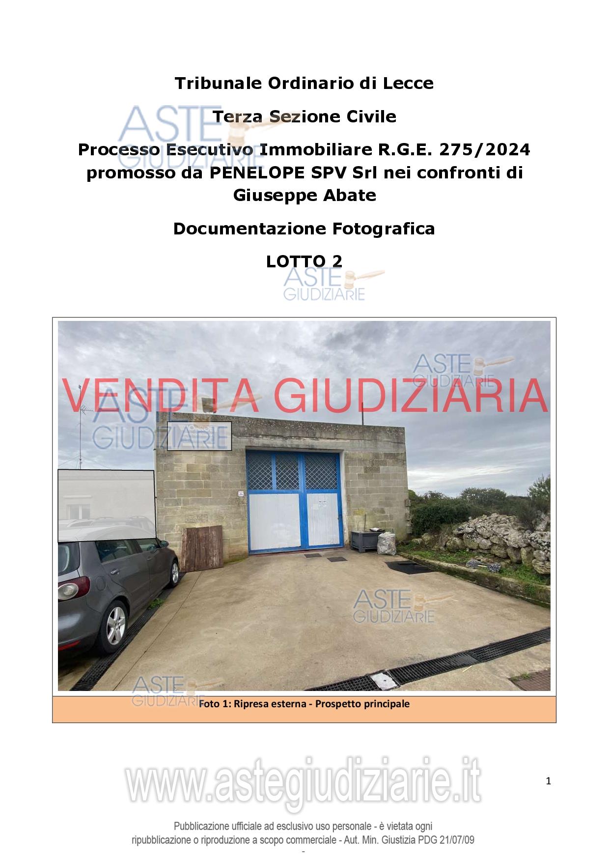 Fotografia del bene