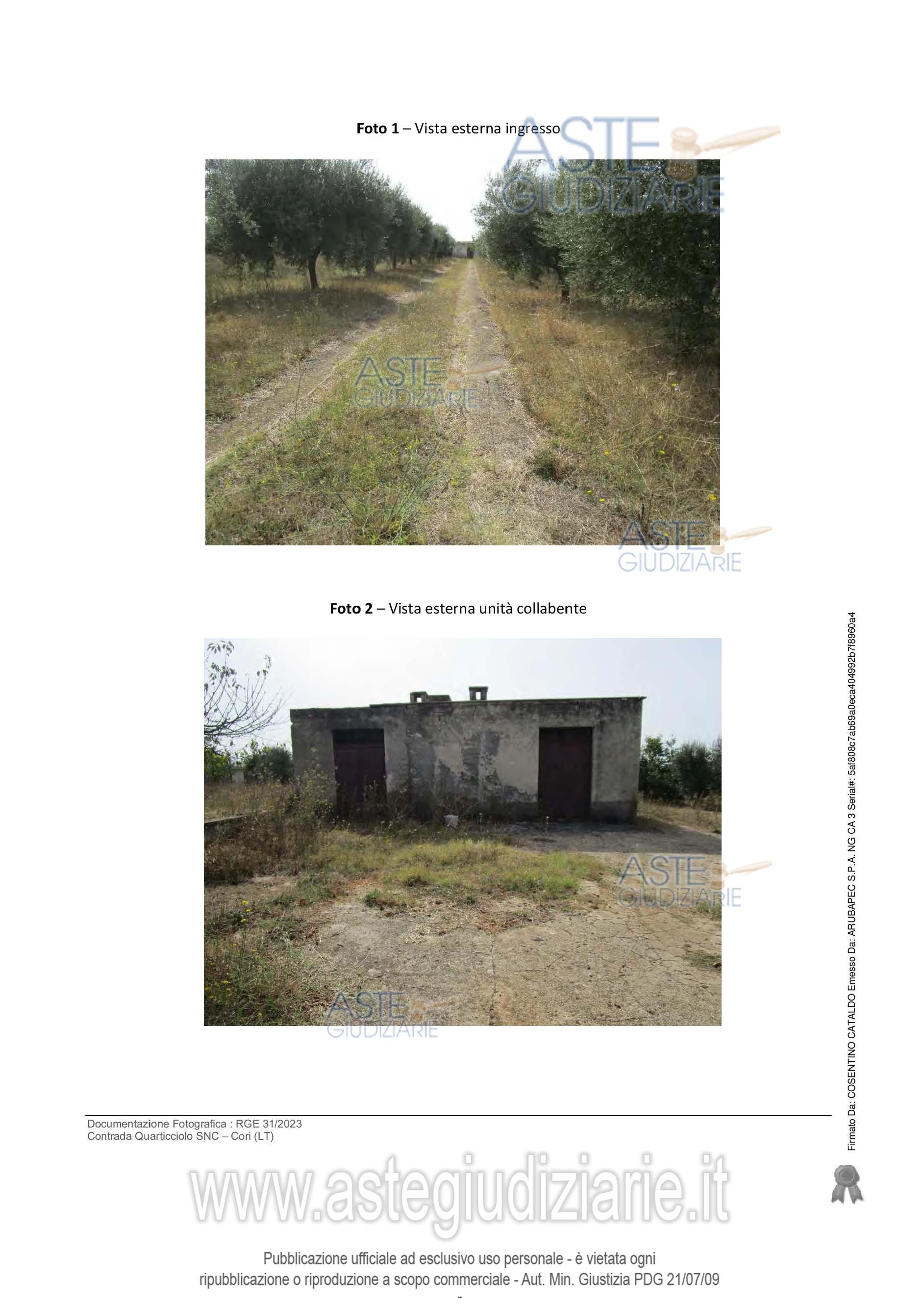 Fotografia del bene