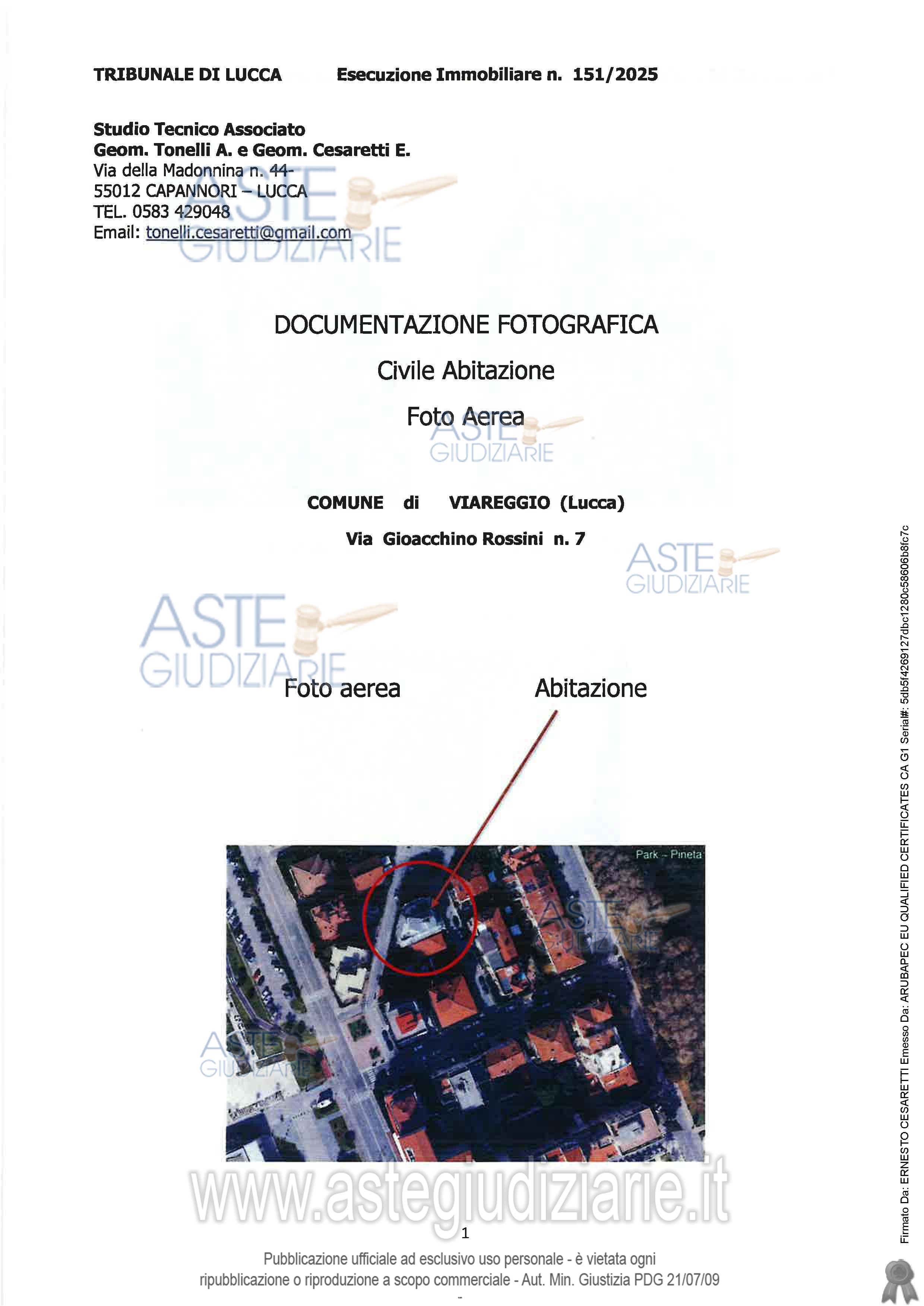 Fotografia del bene