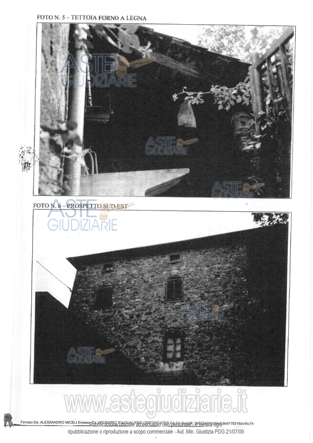 Fotografia del bene