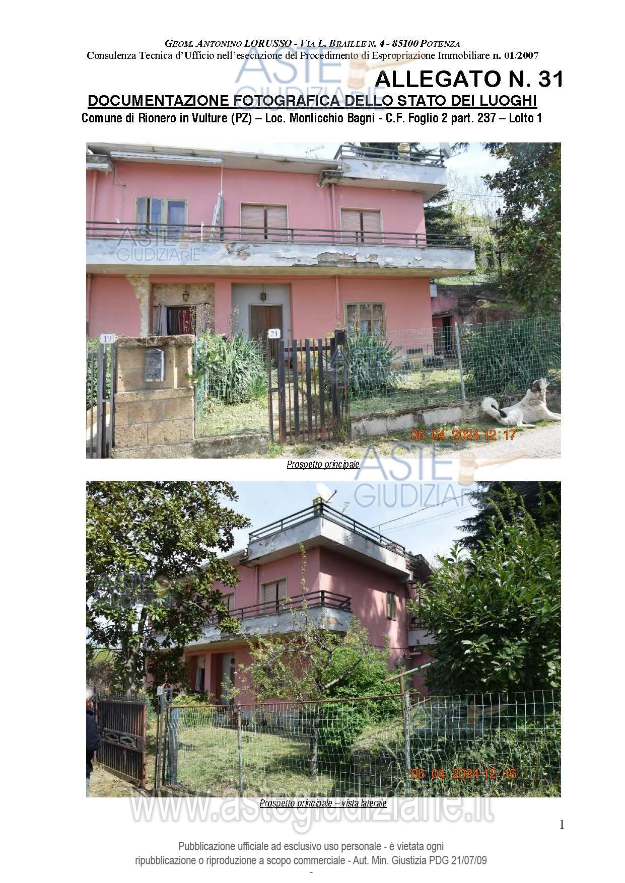 Fotografia del bene