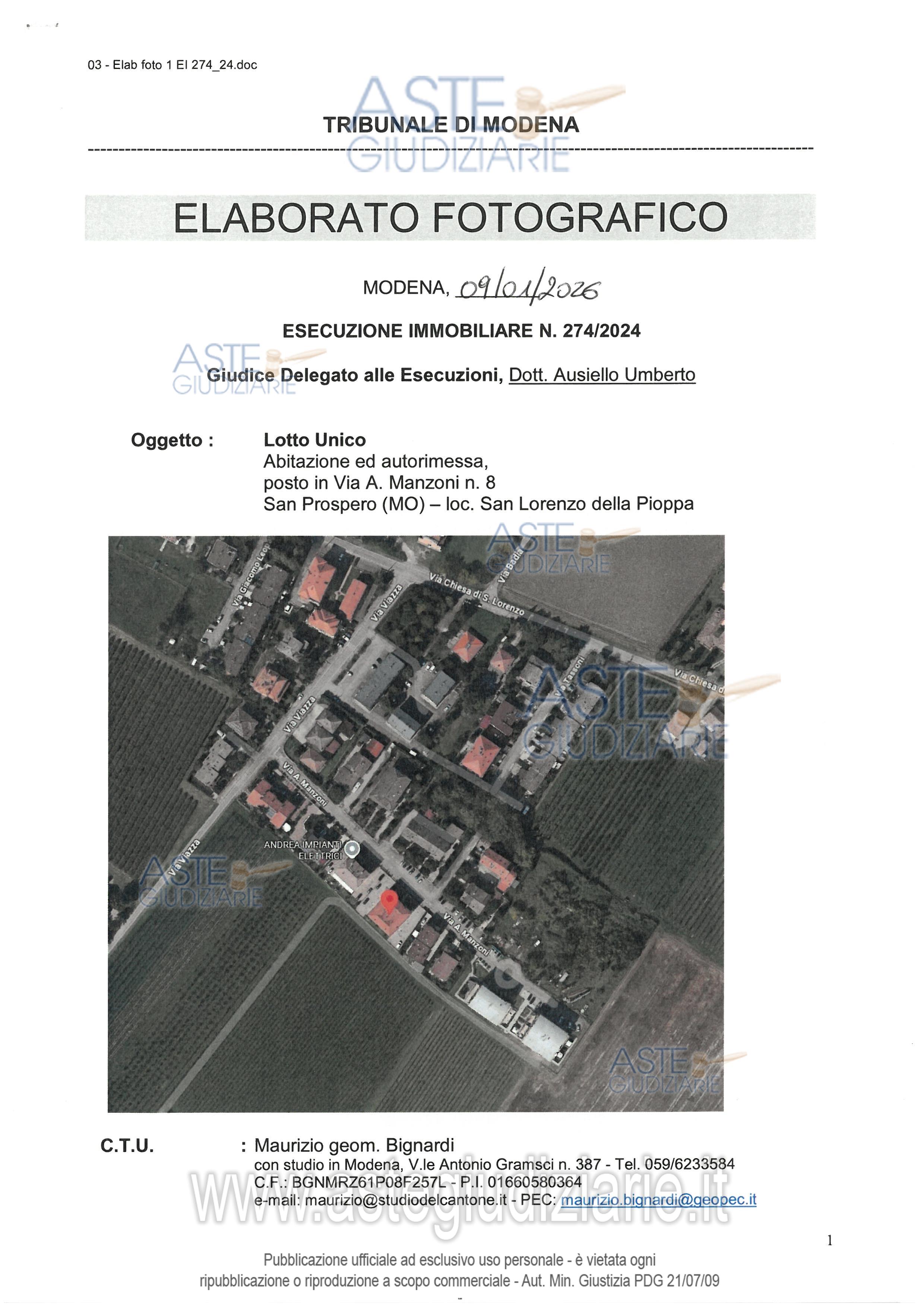 Fotografia del bene