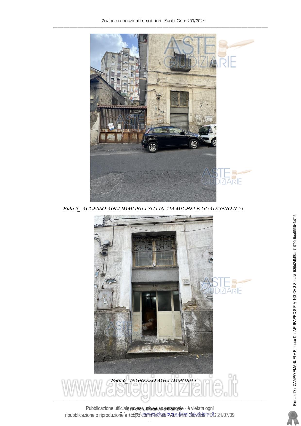 Fotografia del bene