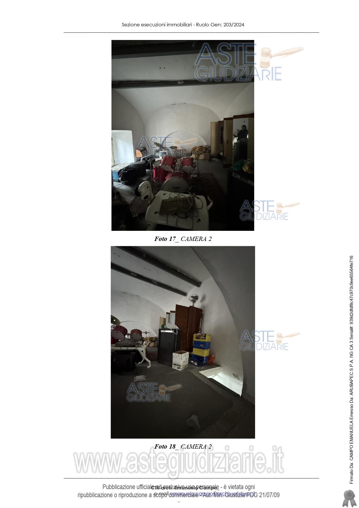 Fotografia del bene
