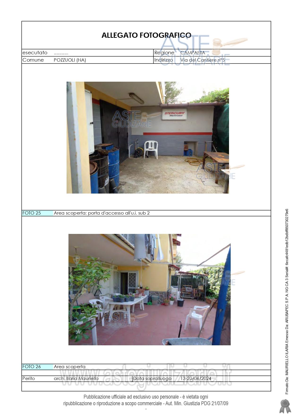 Fotografia del bene