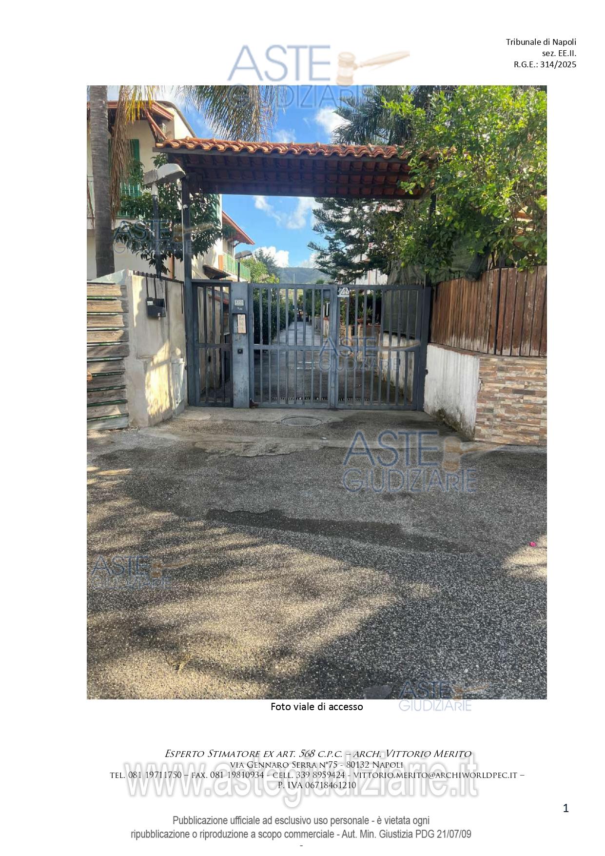 Fotografia del bene